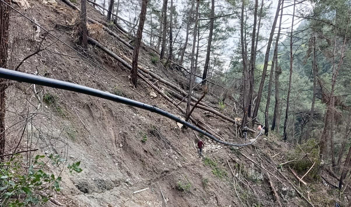 Dörtyol’da 500 metrelik içme suyu hattı yenilendi
