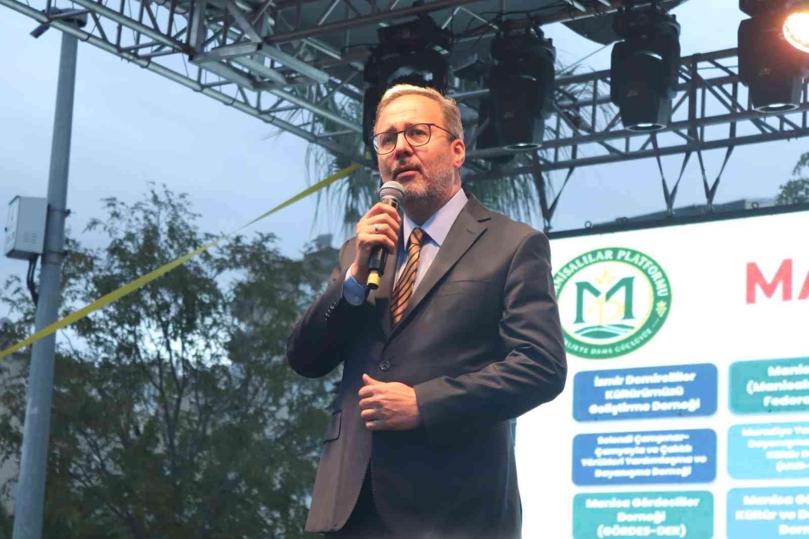 Kasapoğlu’ndan, Manisa Kültür ve Sanat Festivali’nde birlik mesajı