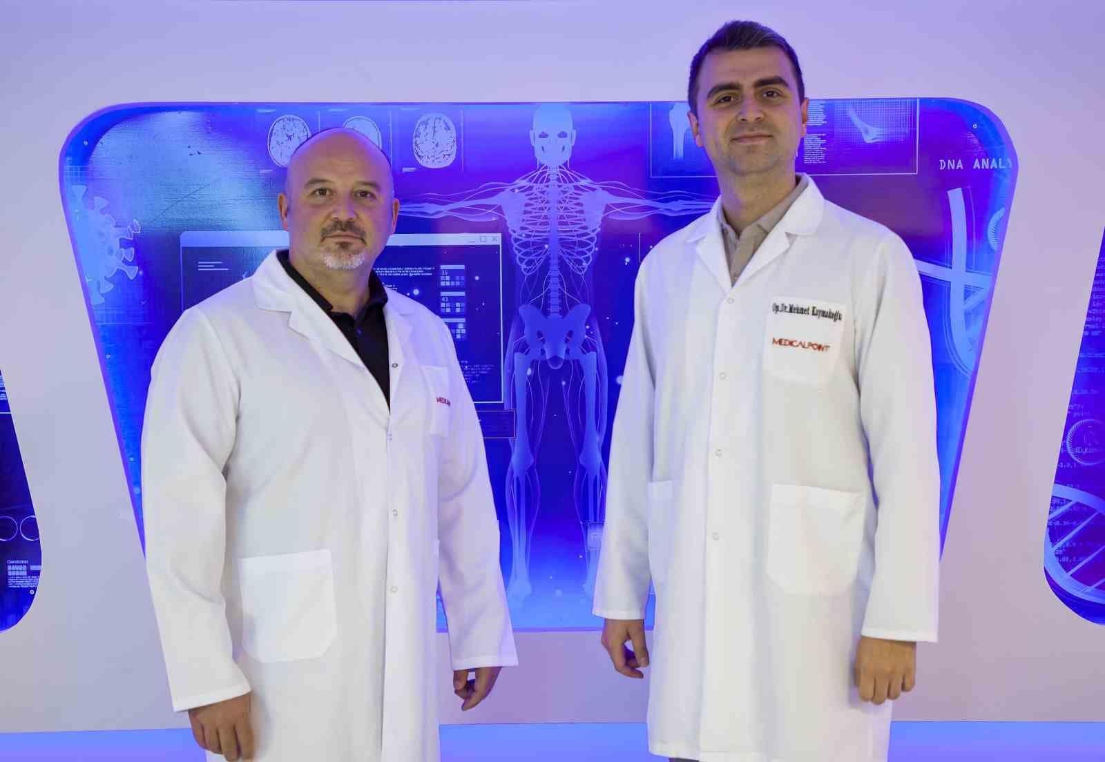 Plastik kemiğe dayandı