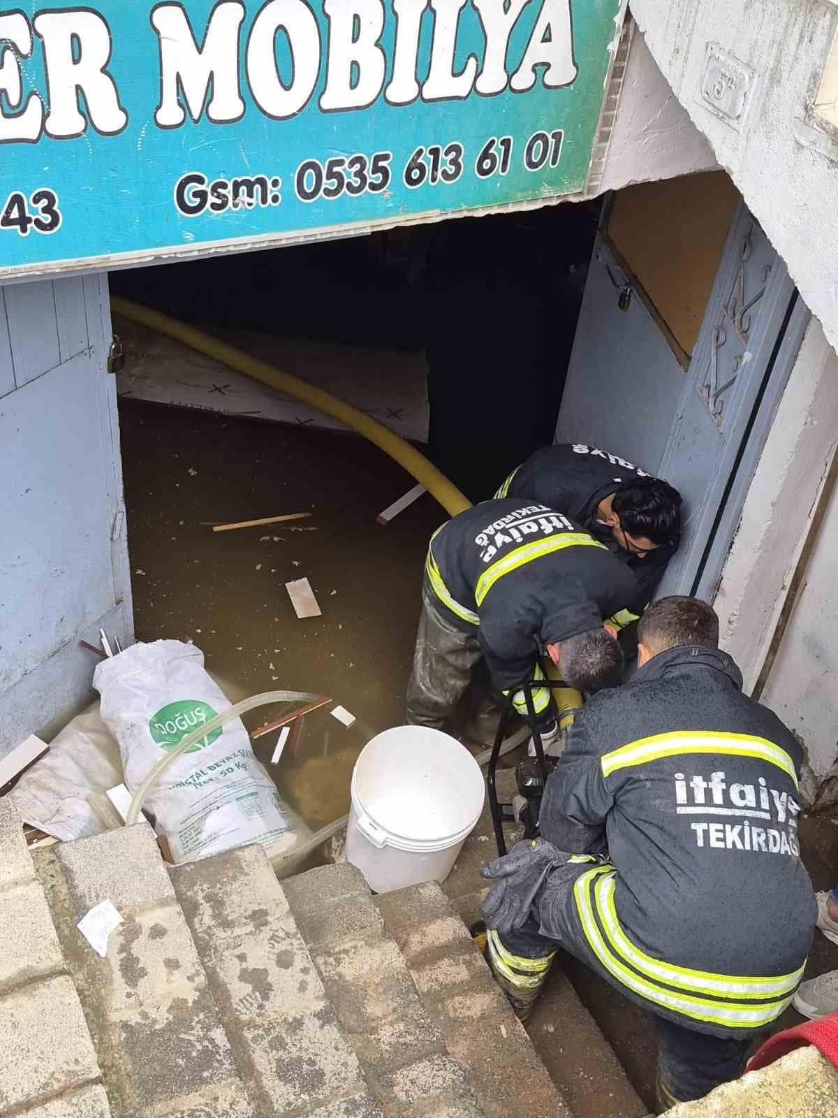 Tekirdağ’dan İstanbul’a afet desteği: Yaralar sarılıyor