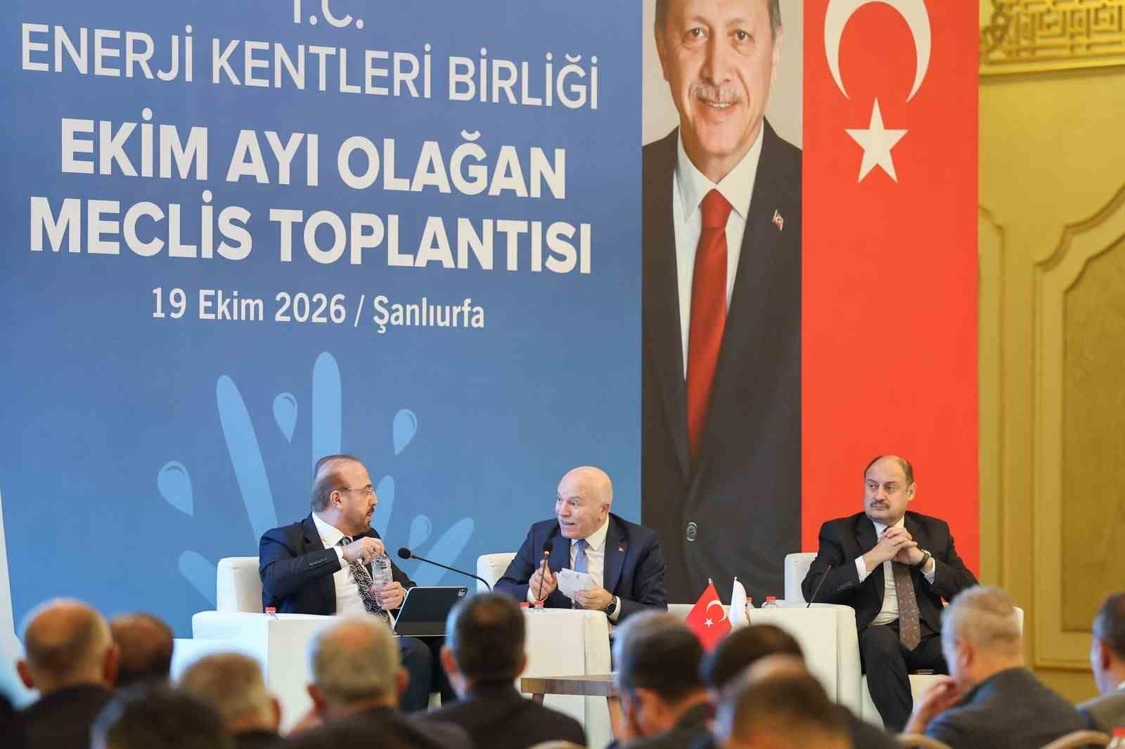 Enerji Kentleri Birliği Ekim Ayı Olağan Meclis Toplantısı Şanlıurfa’da düzenlendi