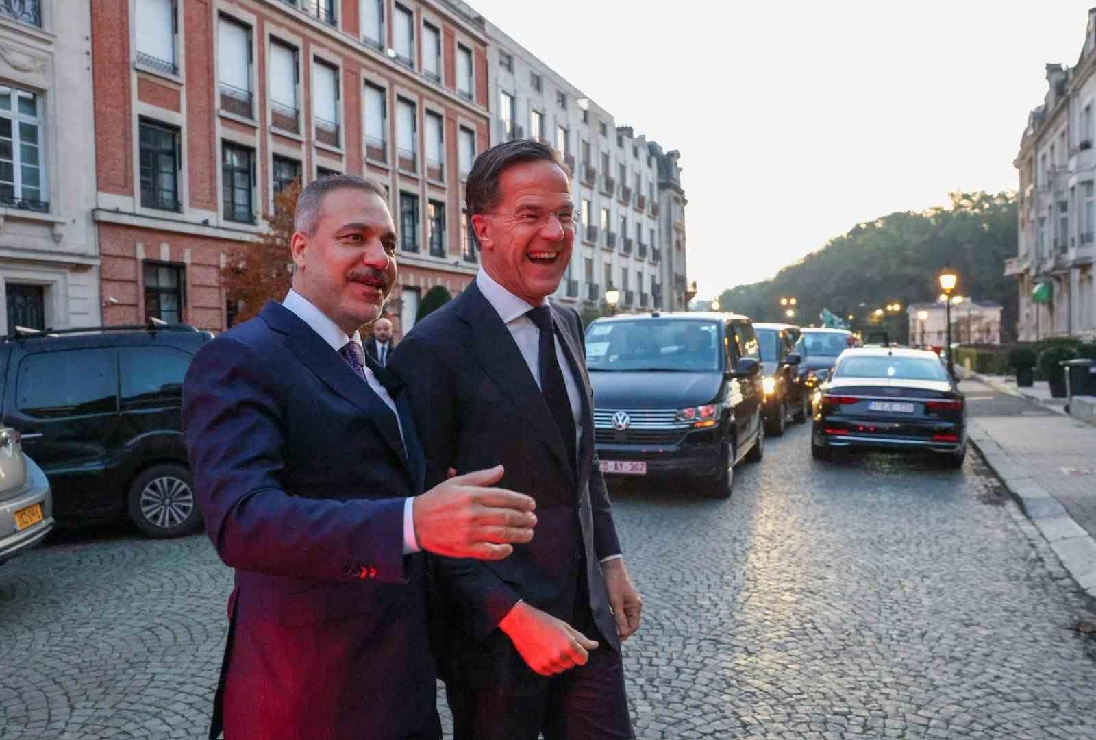 Bakan Fidan, NATO Genel Sekreteri Rutte ile görüştü