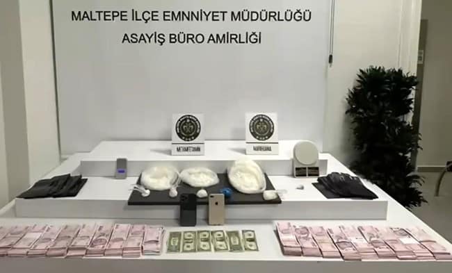 Maltepe’de zula evine operasyon: 2 kilo 150 gram uyuşturucu ele geçirildi