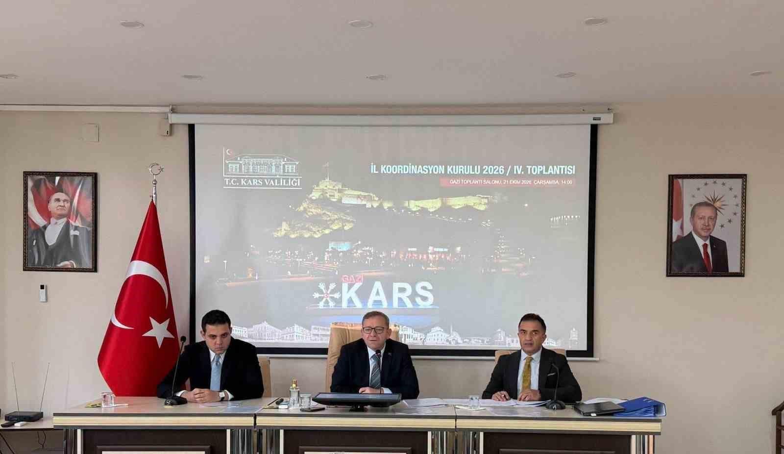 Kars’ta 69,6 milyar liralık yatırım hamlesi: 335 proje masaya yatırıldı