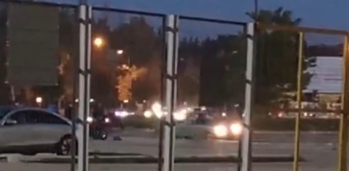 Eskişehir’de otomobilin drift anı kamerada