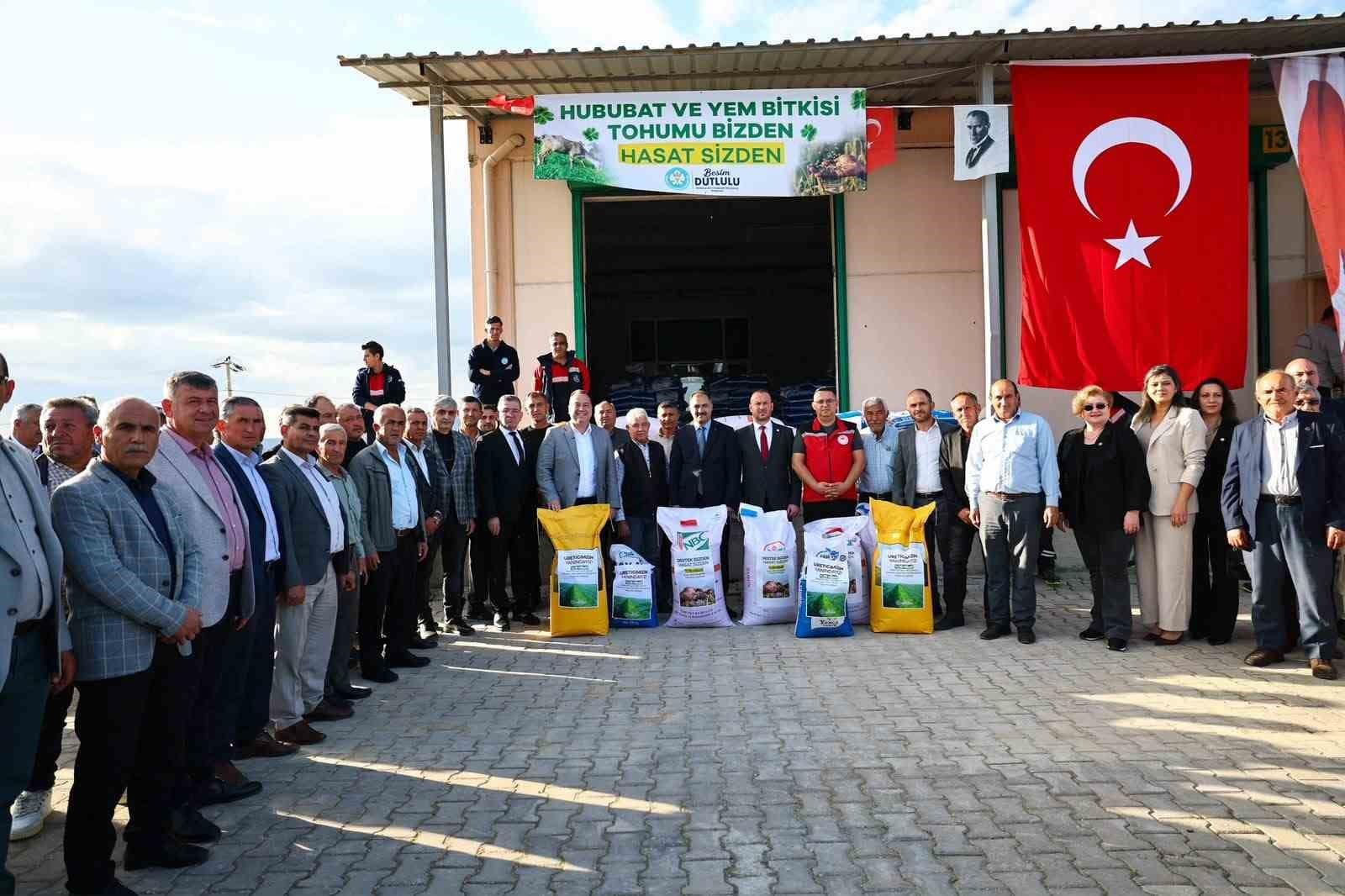 Tarlalar için tohum, ormanlar için tanker desteği