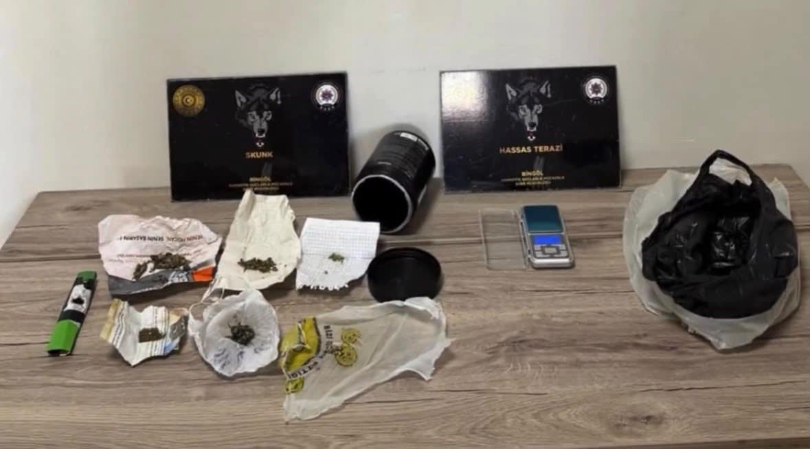 Bingöl’de uyuşturucu operasyonu: 1 kişi tutuklandı