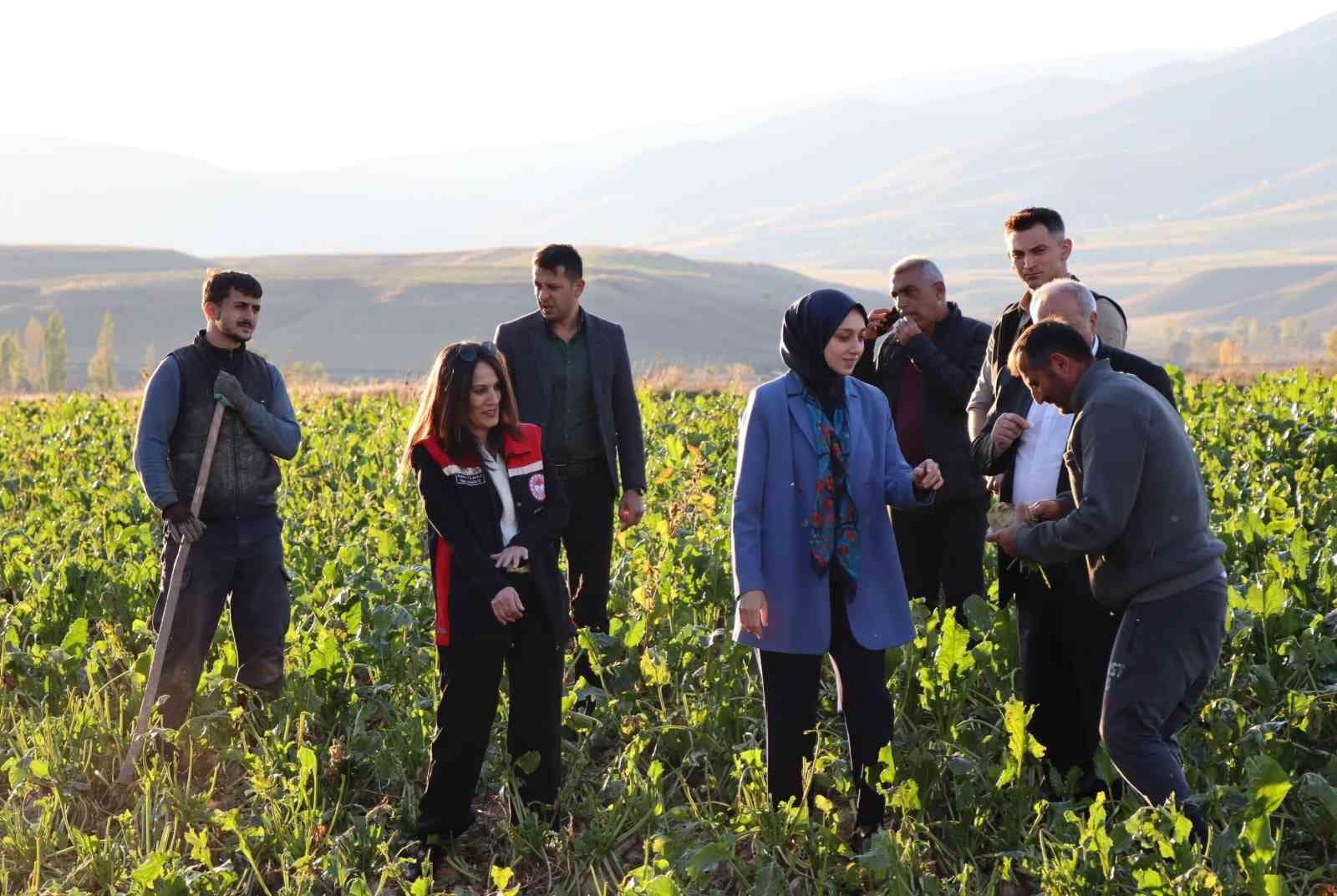 Tercan’da çiftçilere ziyaret