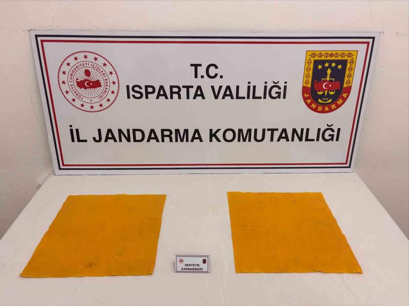 Isparta’da uyuşturucu operasyonunda 1 kişi tutuklandı