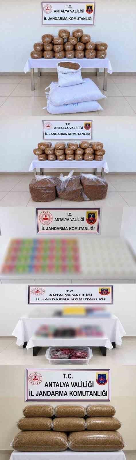Kaçak tütün operasyonlarında 408 kilogram kıyılmış tütün ele geçirildi