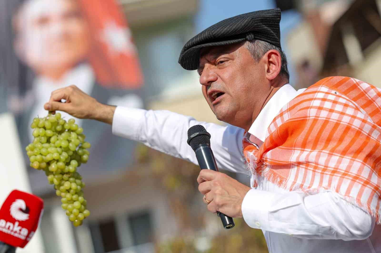 Özgür Özel’den Sarıgöl’de üzüm üreticilerine 7 maddelik çözüm önerisi