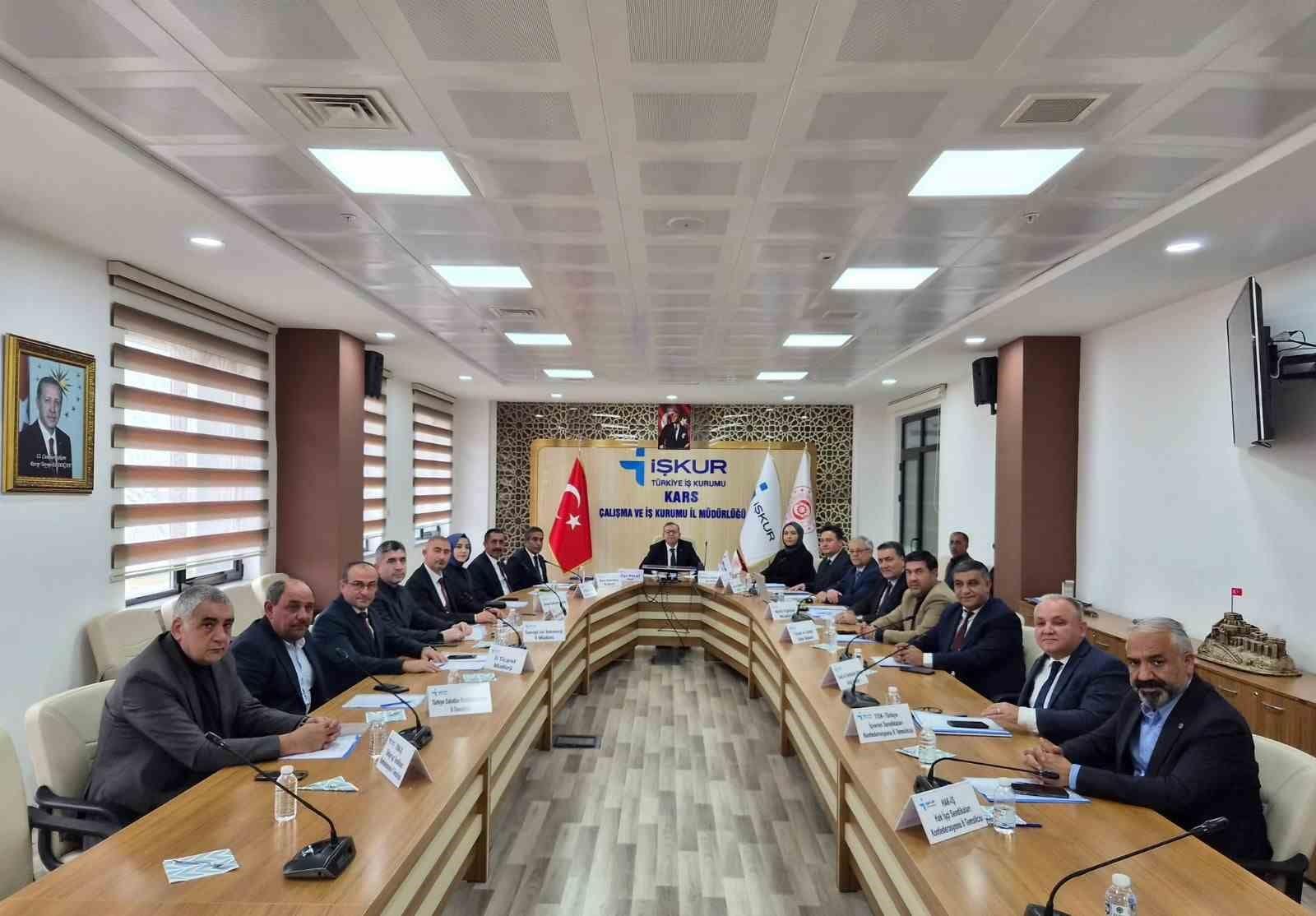 Kars’ta 2027’nin istihdam ve mesleki eğitim yol haritası belirlendi