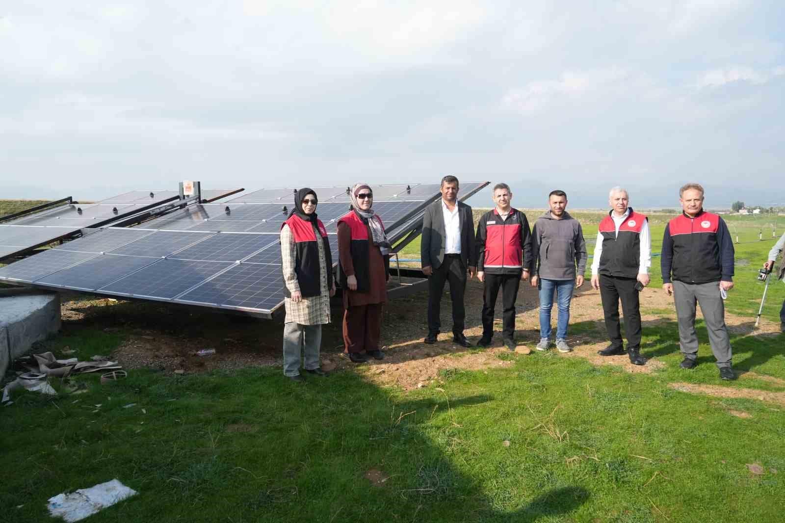 Muş’ta güneş enerjili sulama sistemiyle yakıt maliyeti azalacak