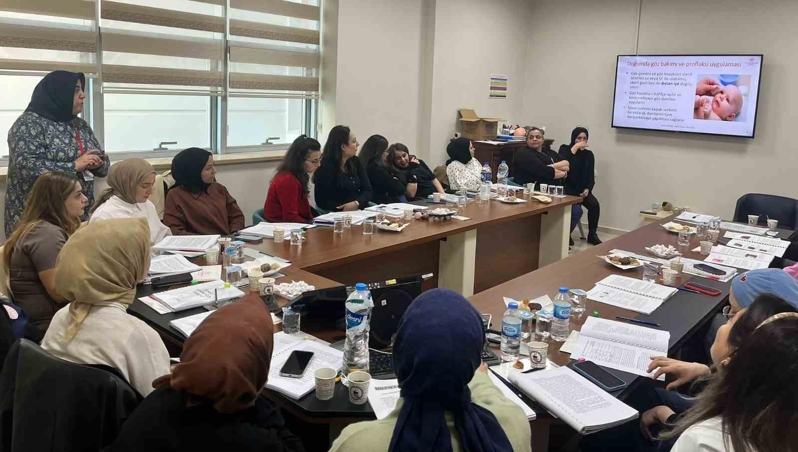BDH personeline temel yenidoğan bakımı eğitimi verildi