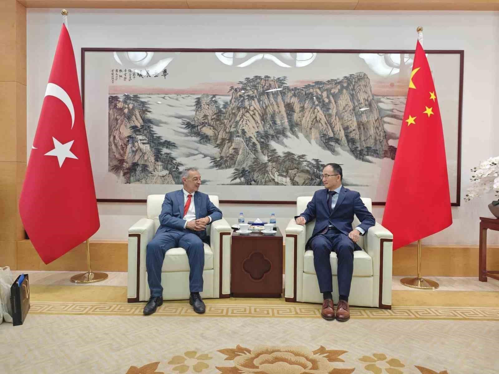 Eskil Belediye Başkanından Çin Büyükelçisi ile yatırım görüşmesi
