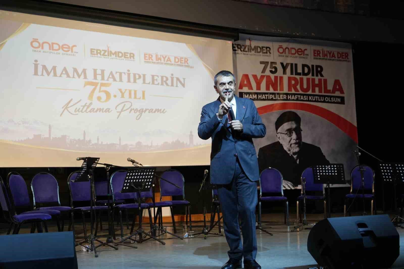 Bakan Tekin: "İmam hatip okullarının üçüncü kurucusu Cumhurbaşkanımız Recep Tayyip Erdoğan’dır"