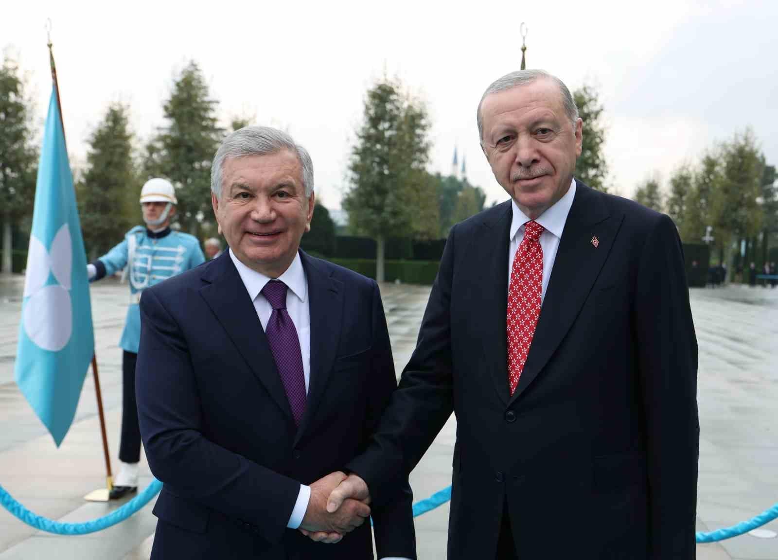 Türkiye ile Özbekistan arasında 5 anlaşma imzalandı