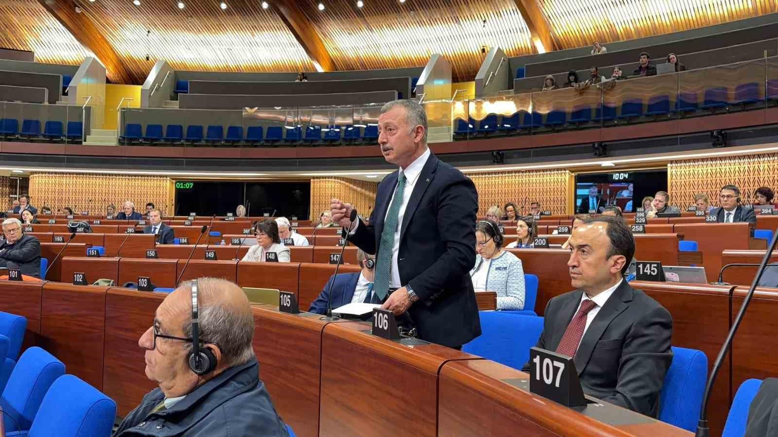 Büyükakın’dan Avrupa Konseyi’ne çifte standart tepkisi