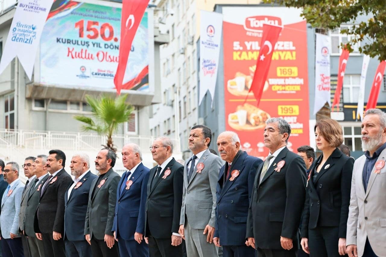 Denizli Belediye Teşkilatının 150. yılı törenle kutlandı