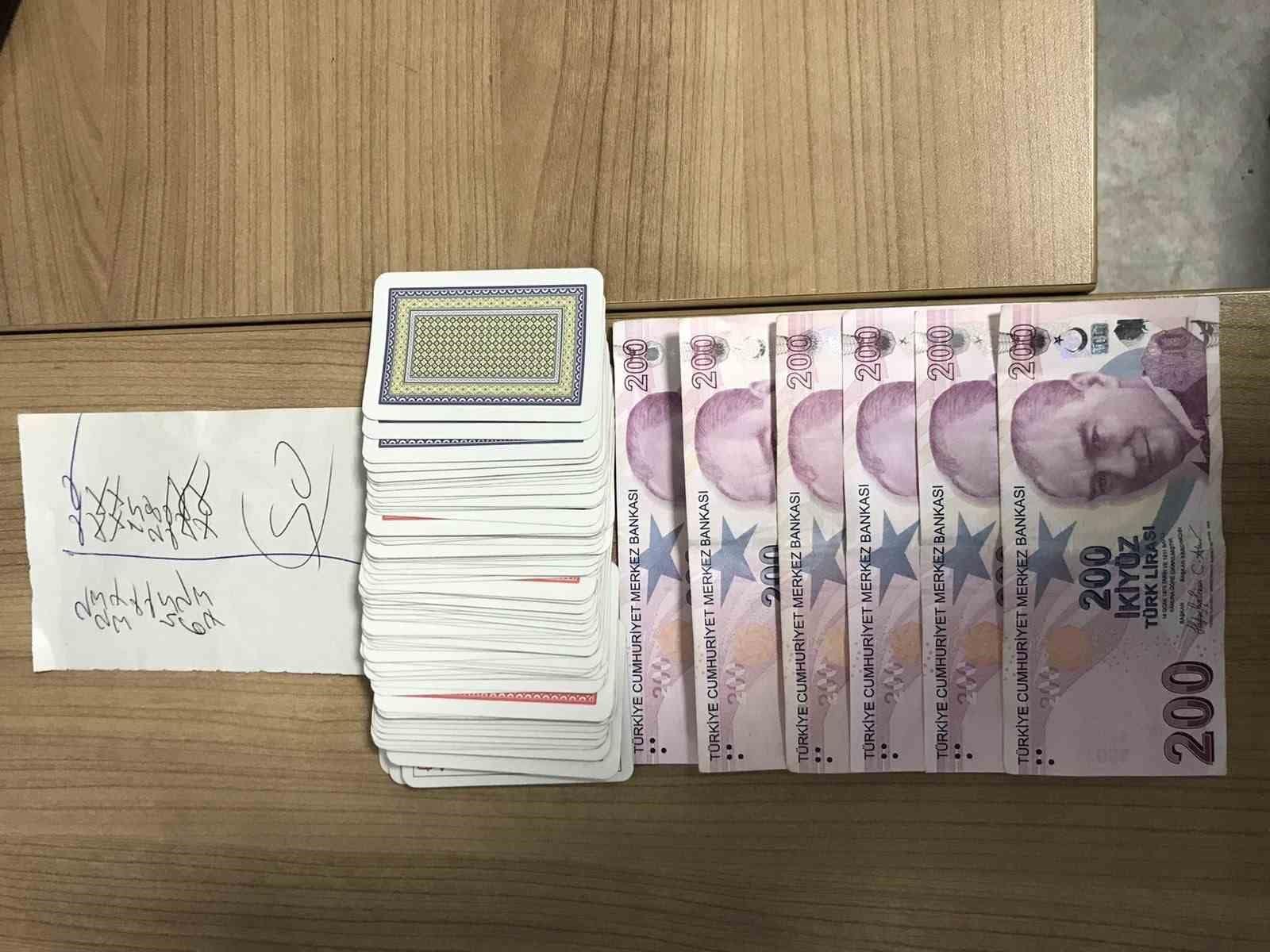 Kumar denetimlerinde 6 kişiye 69 bin 624 lira ceza