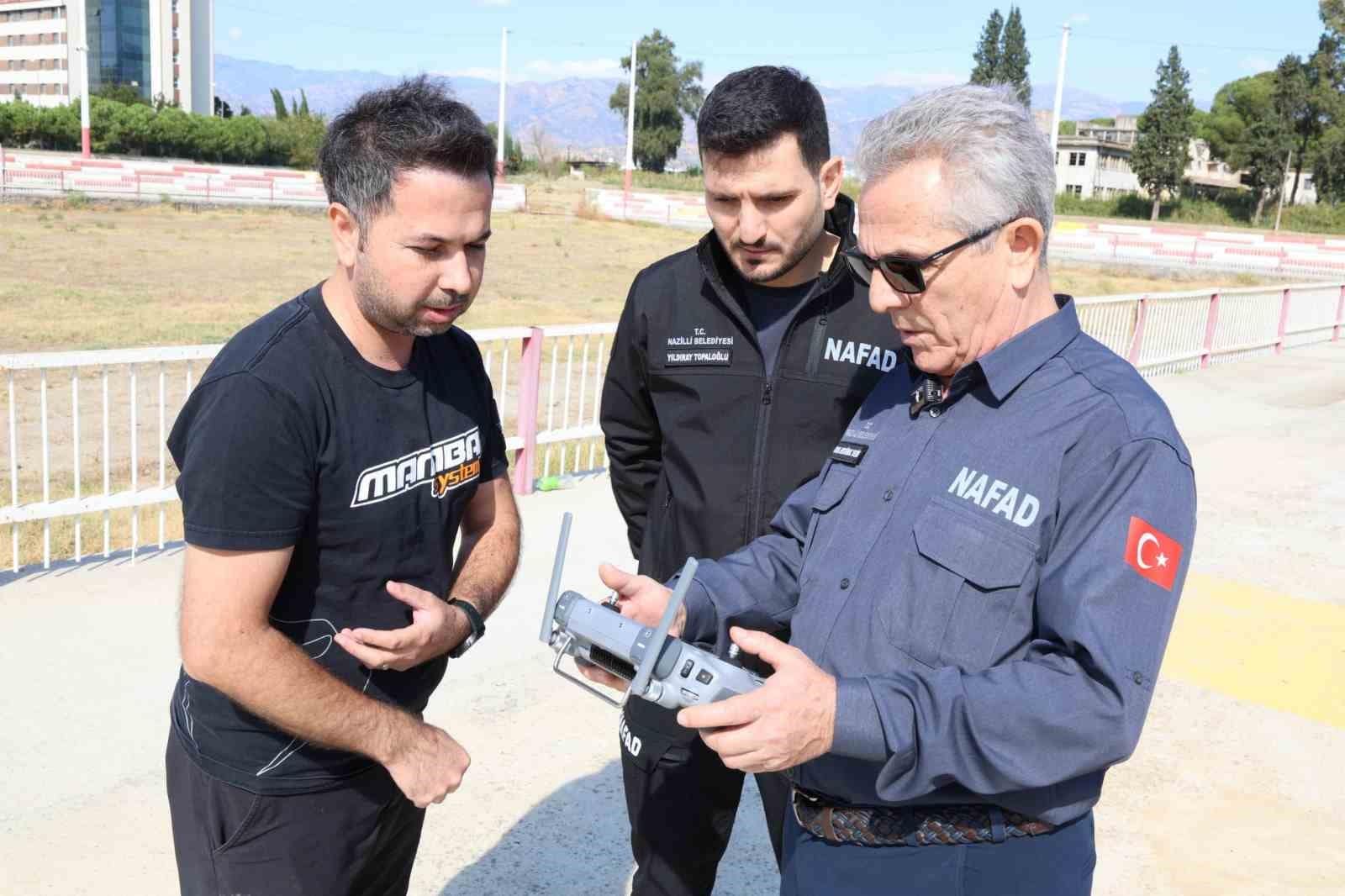Yapay zeka destekli Afet Drone’u Nazilli’nin hizmetinde
