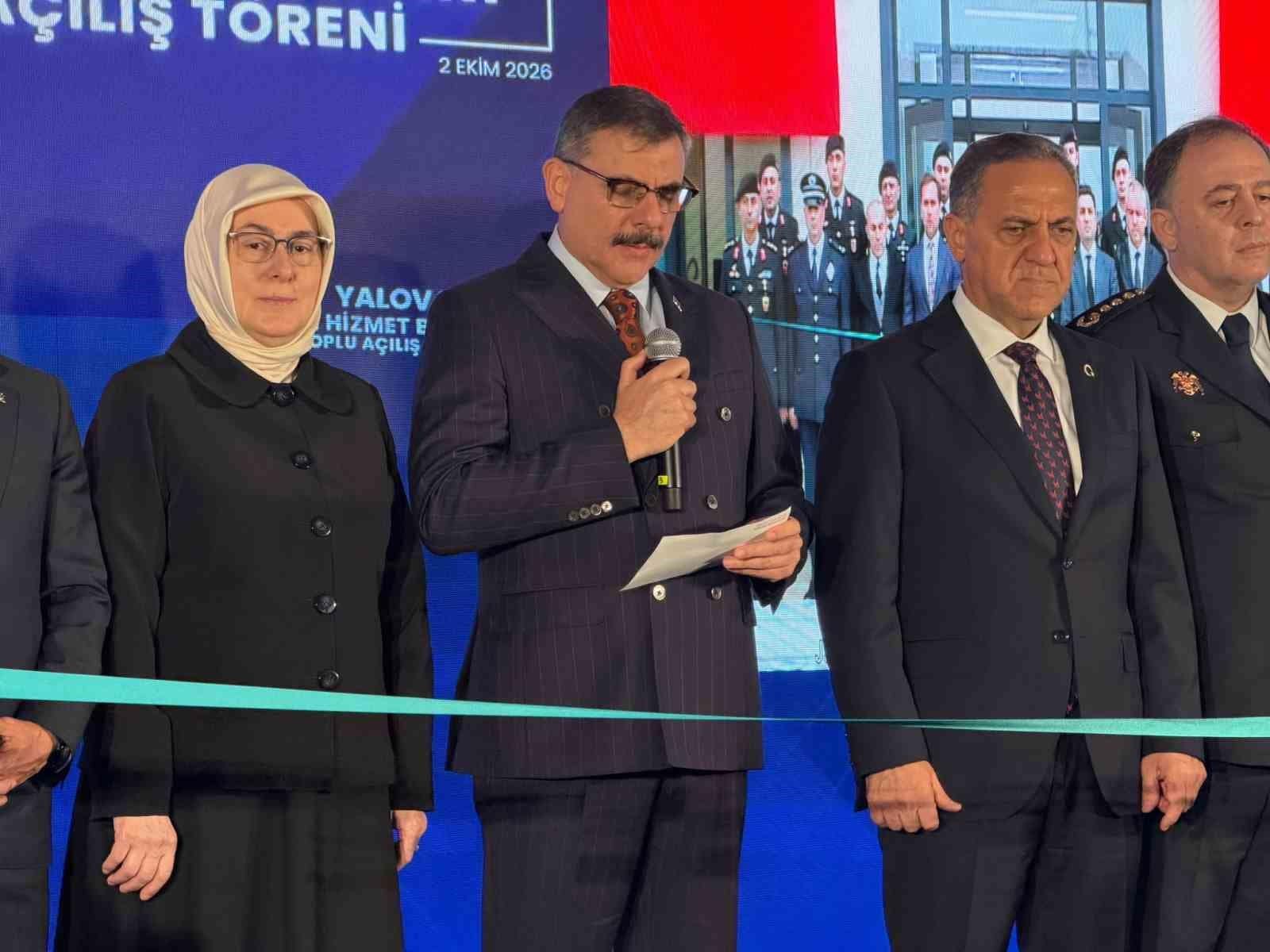 Bakan Çiftçi Yalova’da güvenlik yatırımlarının açılışını yaptı