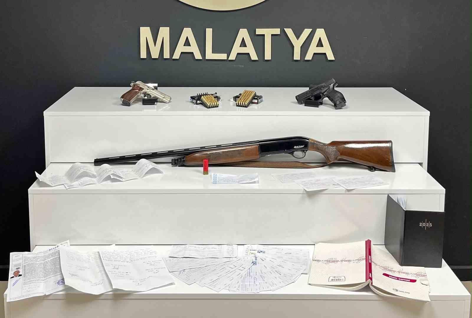 Malatya’da tefecilik ve yağma operasyonu: 13 gözaltı