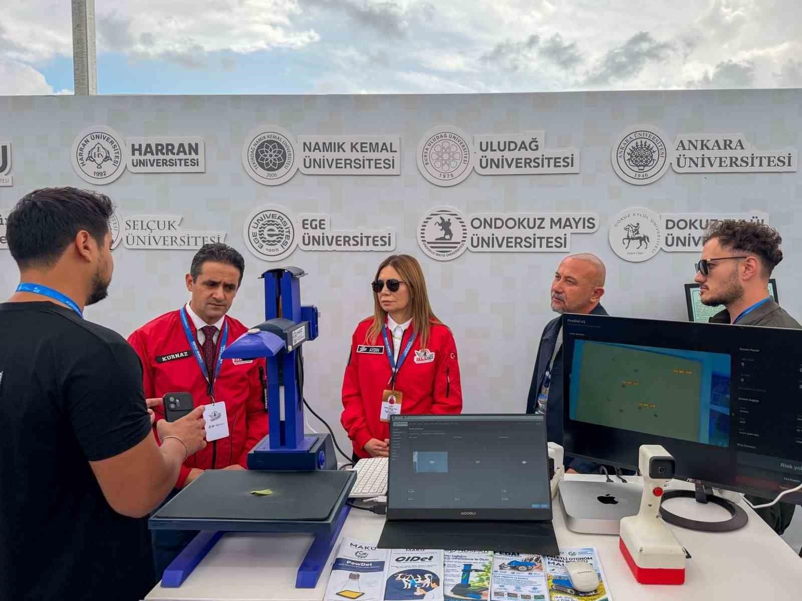 Rektör Aydın TEKNOFEST’te TÜME’nin otonom çiftliğini inceledi: Bir benzeri de OMÜ’de hayata geçiyor