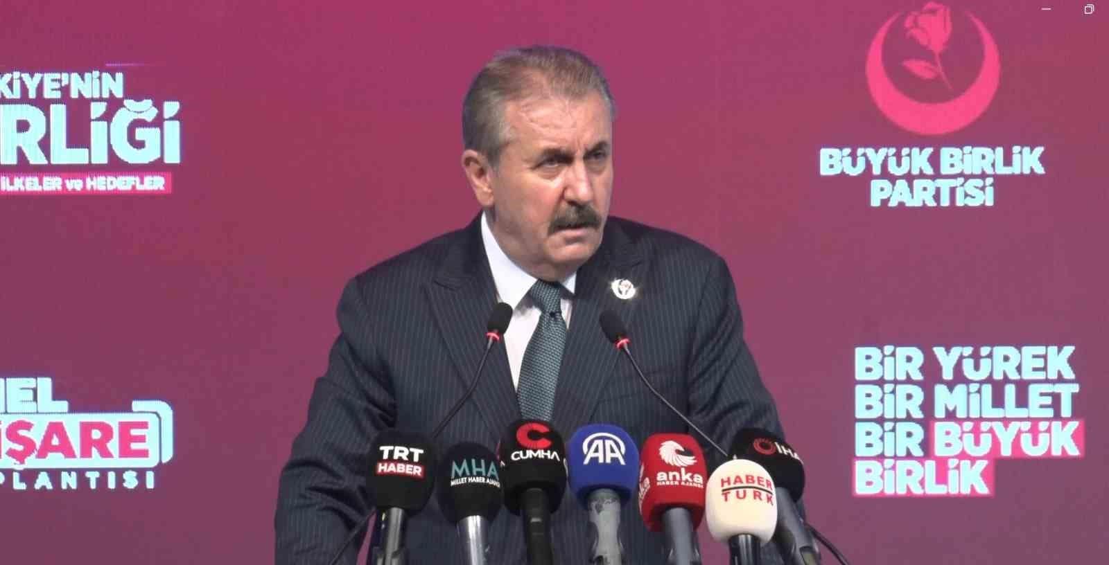 BBP Lideri Destici: "Hayat pahalılığı karşısında vatandaşımızın yaşadığı sıkıntının farkındayız"