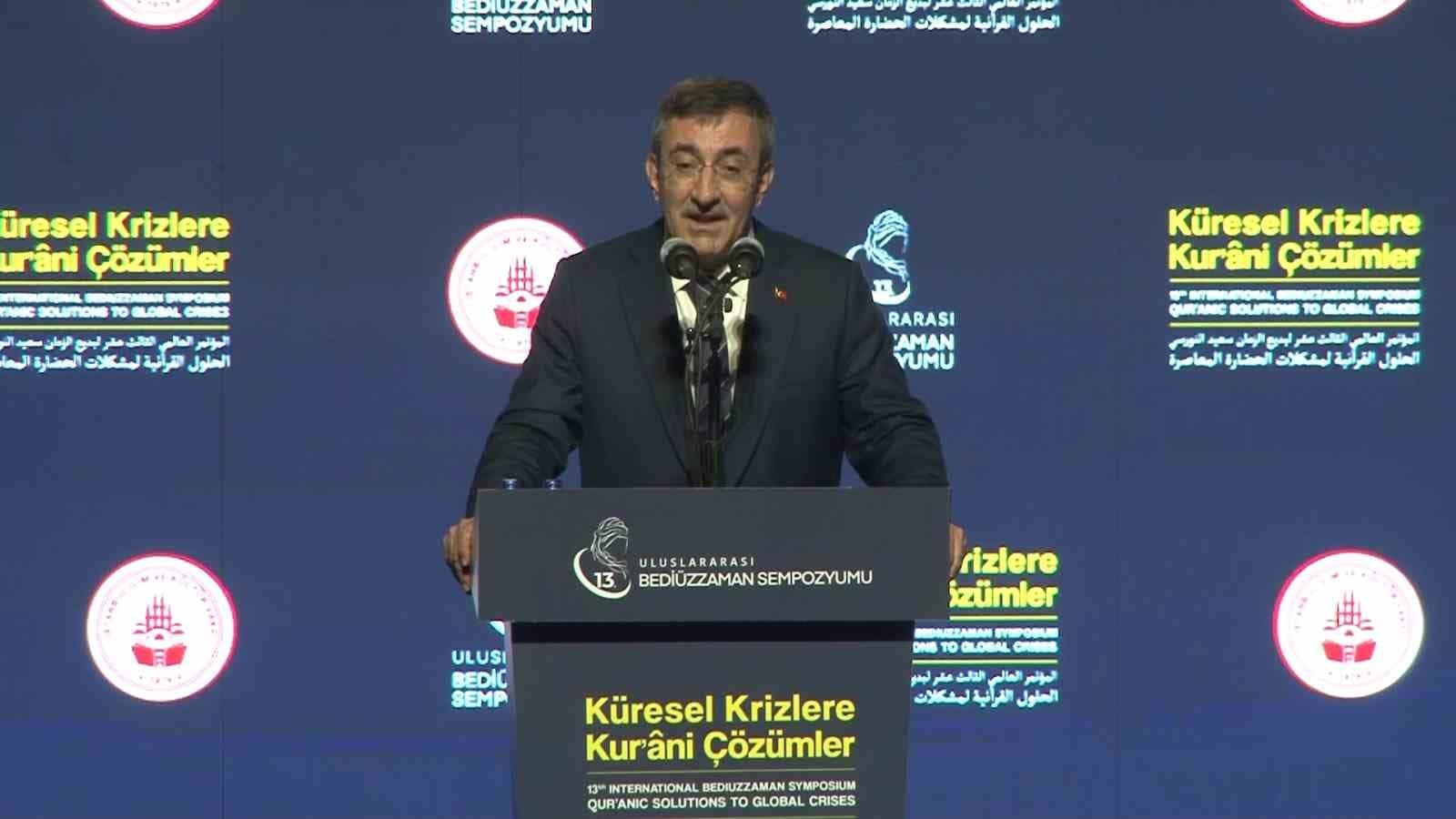 Cumhurbaşkanı Yardımcısı Cevdet Yılmaz: "FETÖ dediğimiz yapılanma insanların aklına ipotek koyup onları adeta makineye dönüştürdü"