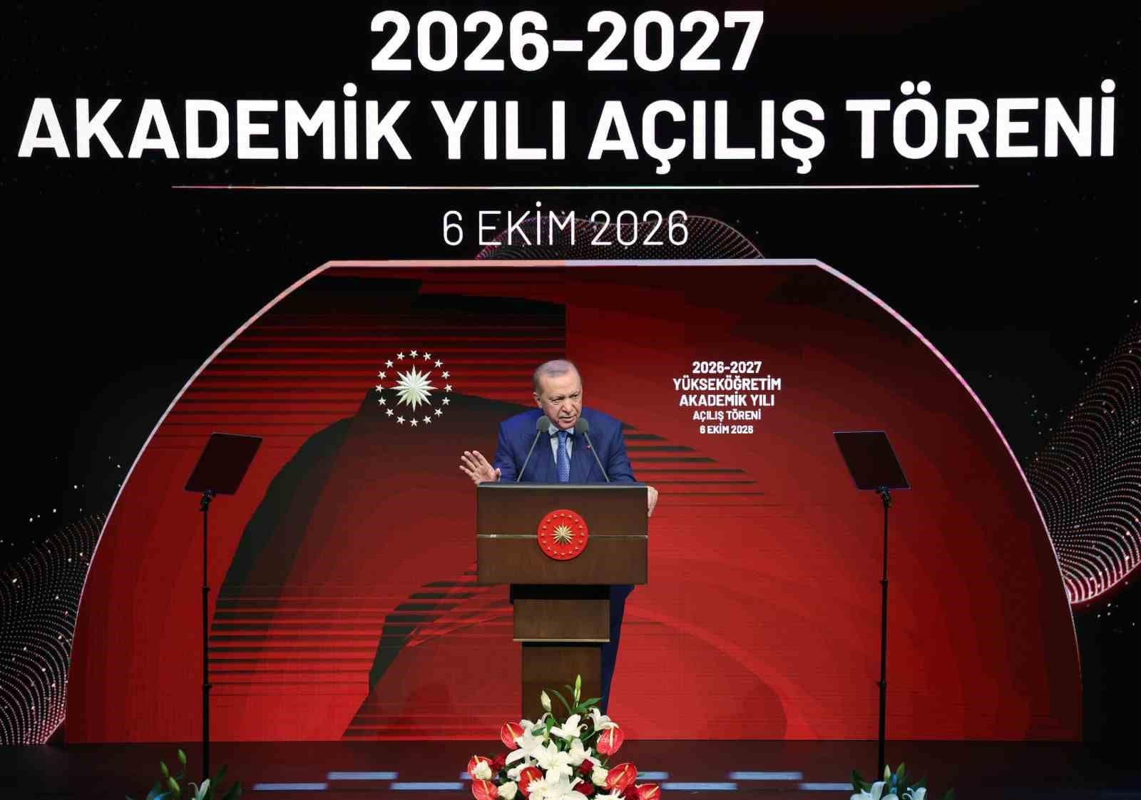 Cumhurbaşkanı Erdoğan: "Nitelikli bir yükseköğretim sürecini Anadolu’nun dört bir yanına ulaştırdık"