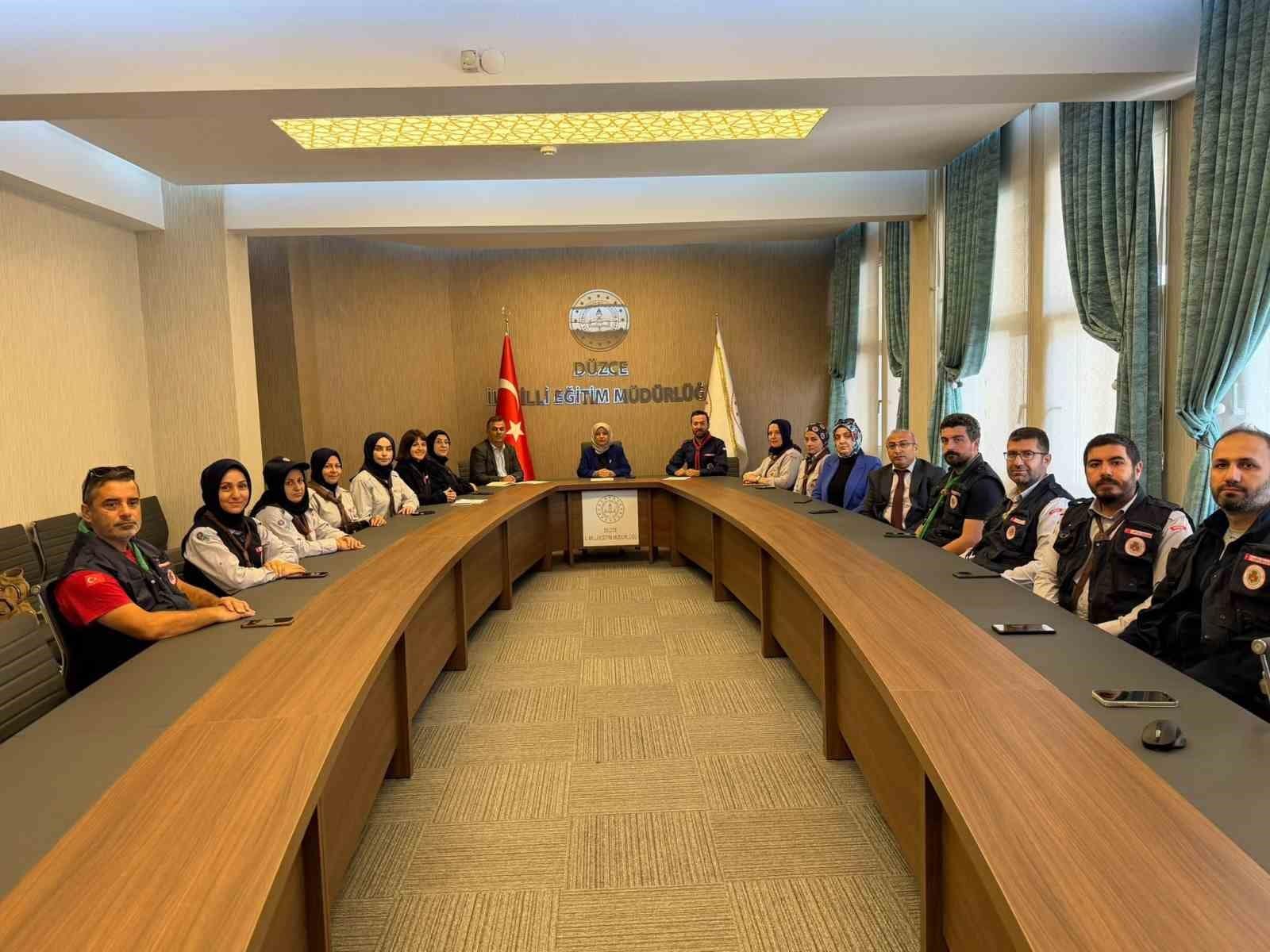 Düzce’de izcilik faaliyetleri masaya yatırıldı
