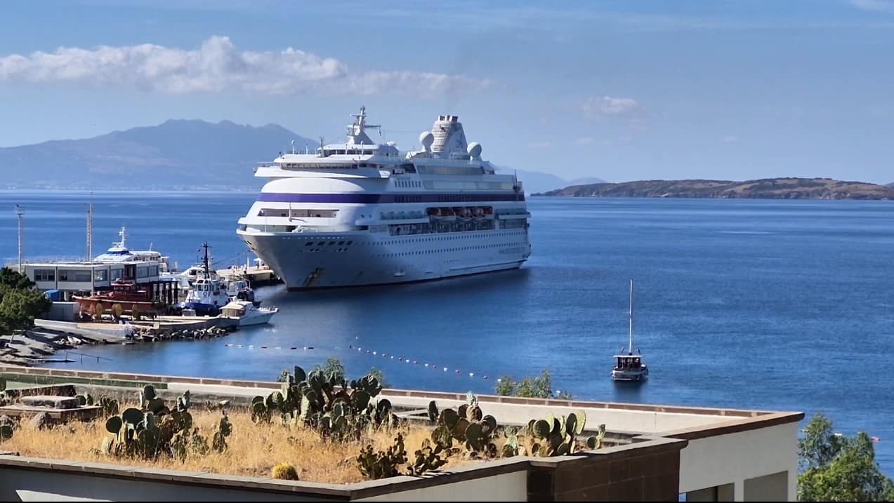Bodrum’a 447 yolcusuyla geldi