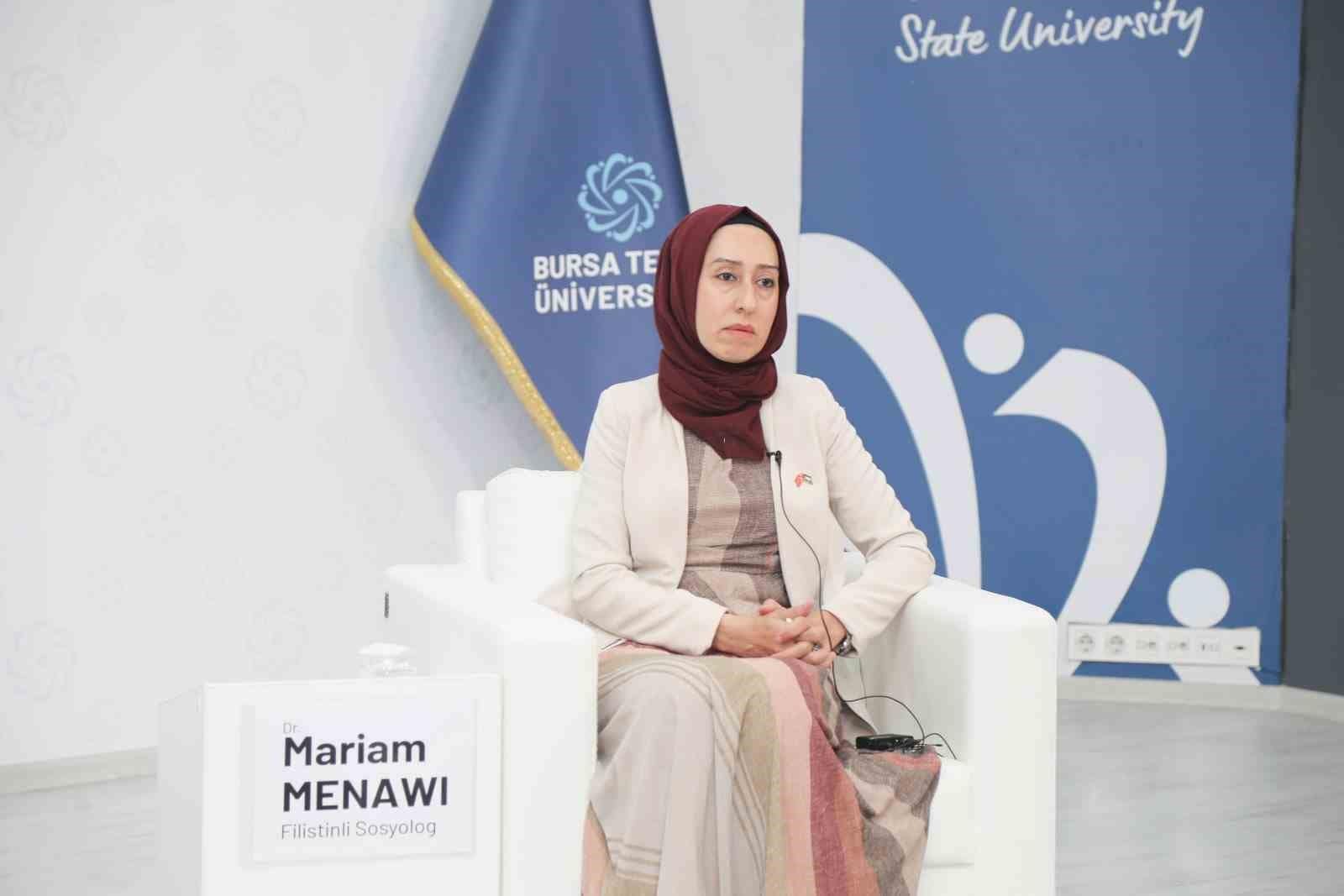 Filistinli Sosyolog Mariam Menawi: Filistinlilerin umuda ihtiyacı var