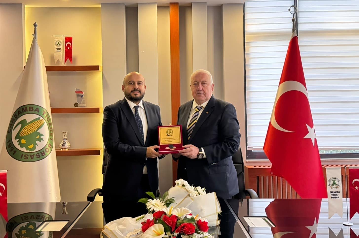 Çarşamba Ticaret Borsası’nda devir teslim