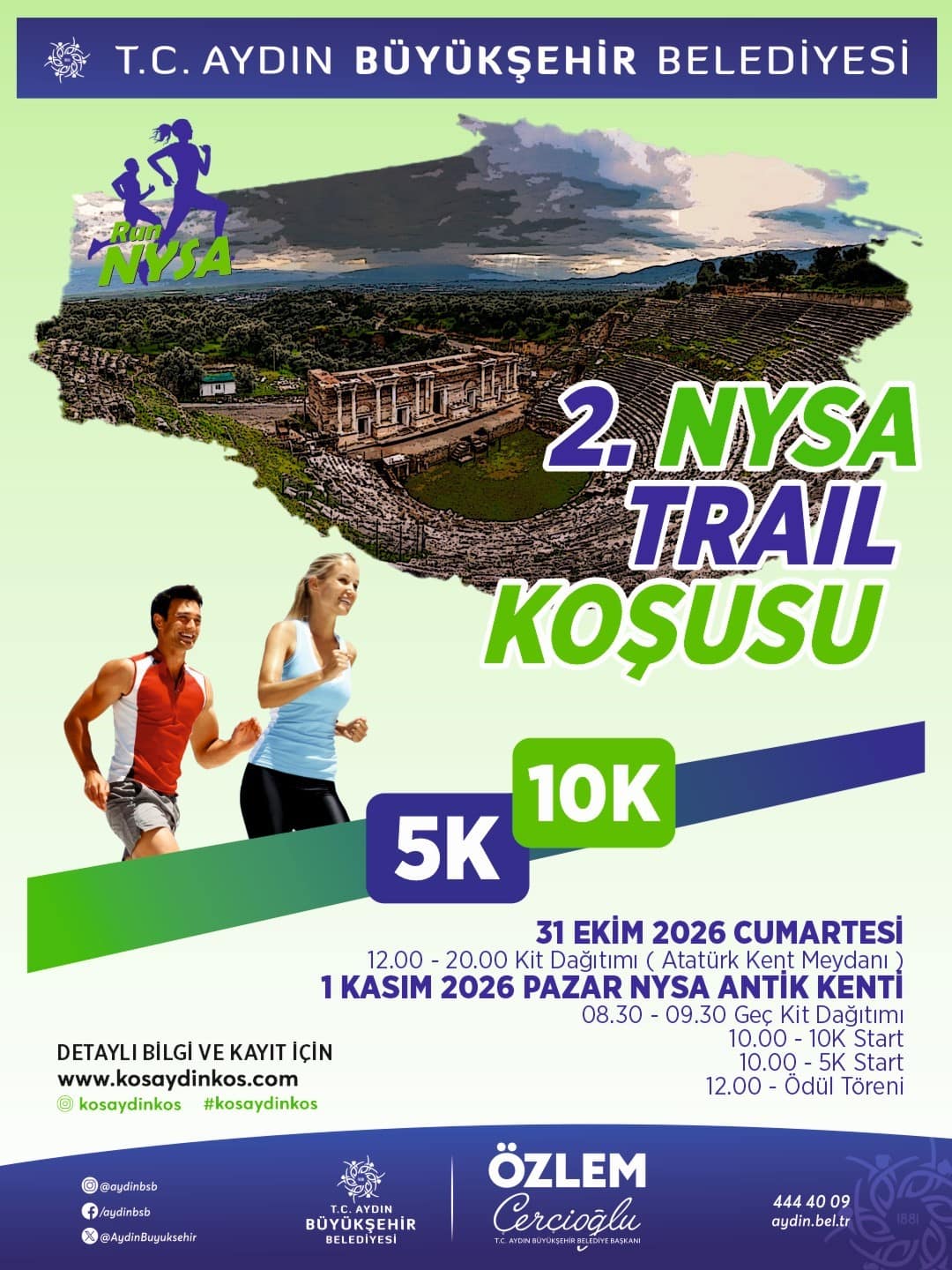 Doğa ve spor Nysa’da buluşacak