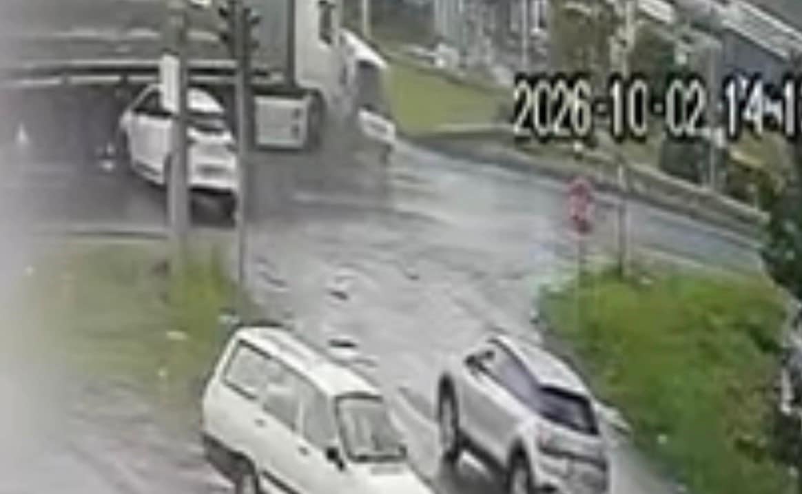 Samsun’da 5 kişinin yaralandığı kazanın güvenlik kamerası görüntüsü ortaya çıktı