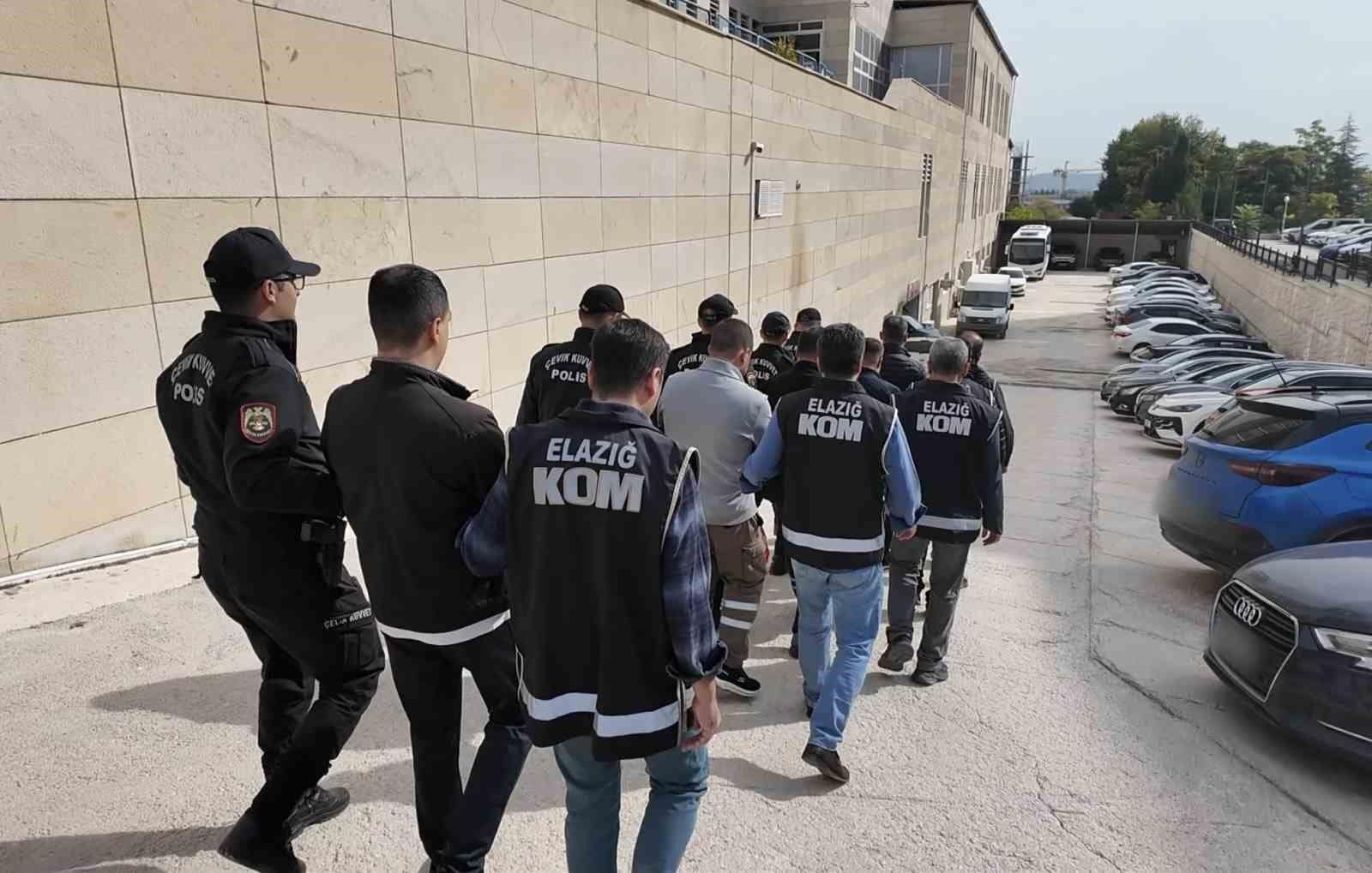Elazığ’da tefecilik operasyonunda 4 tutuklama