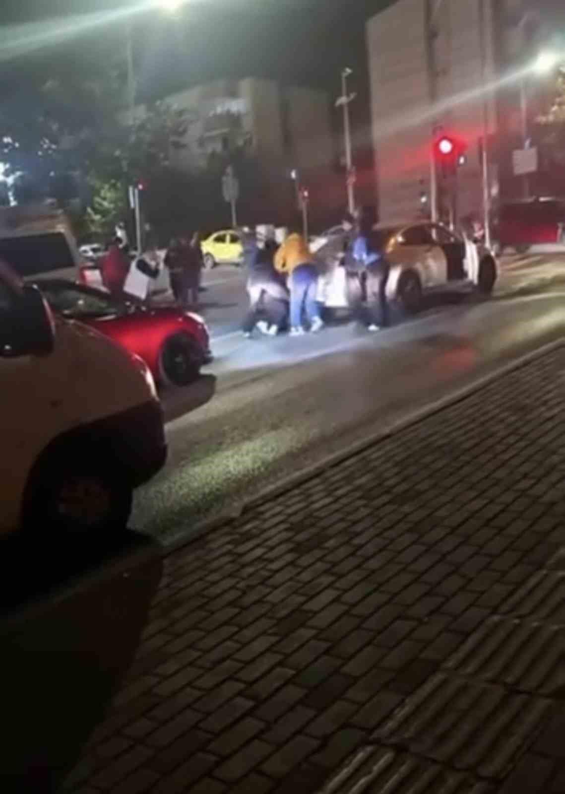 Bursa’da iki aile arasındaki kavga kamerada