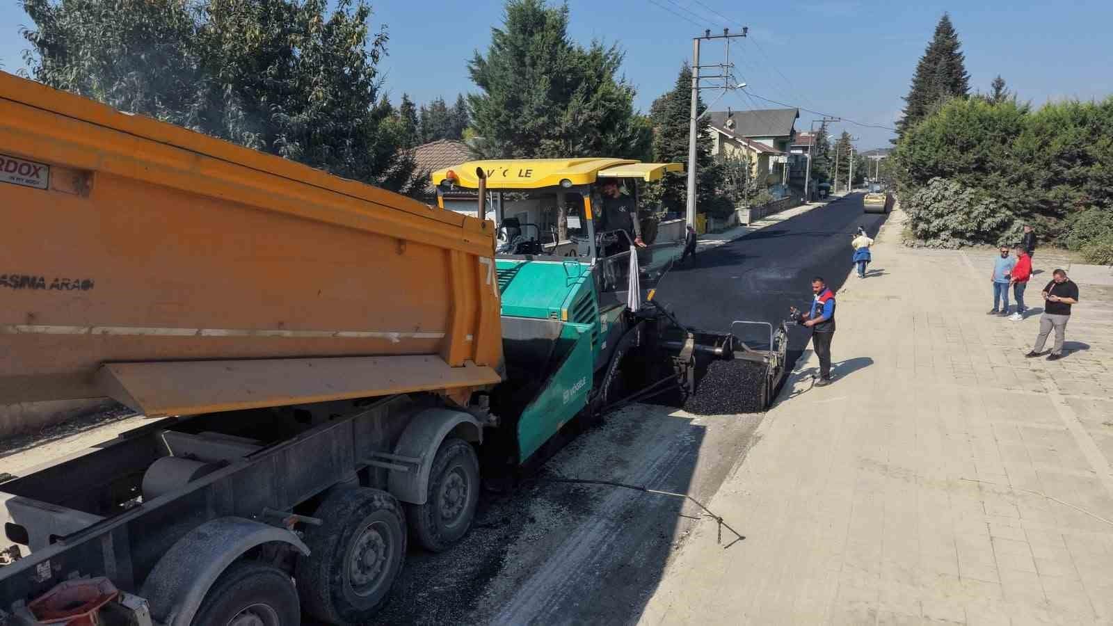 Düzce’de alt yapı sonrası asfalt