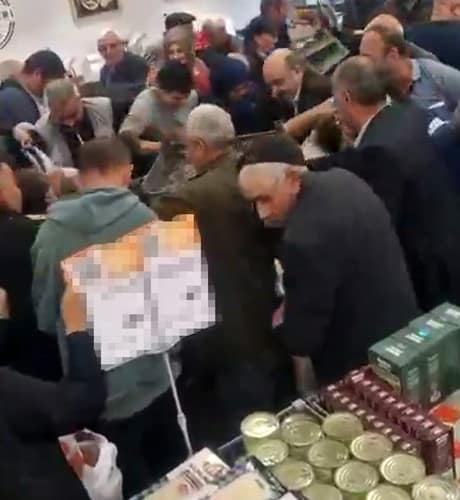 Iğdır’da markette ucuz palamut izdihama neden oldu