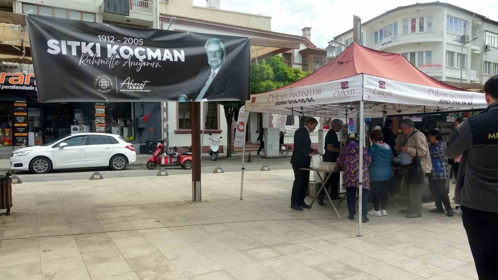 Muğla’da Sıtkı Davut Koçman anısına lokma hayrı yapıldı