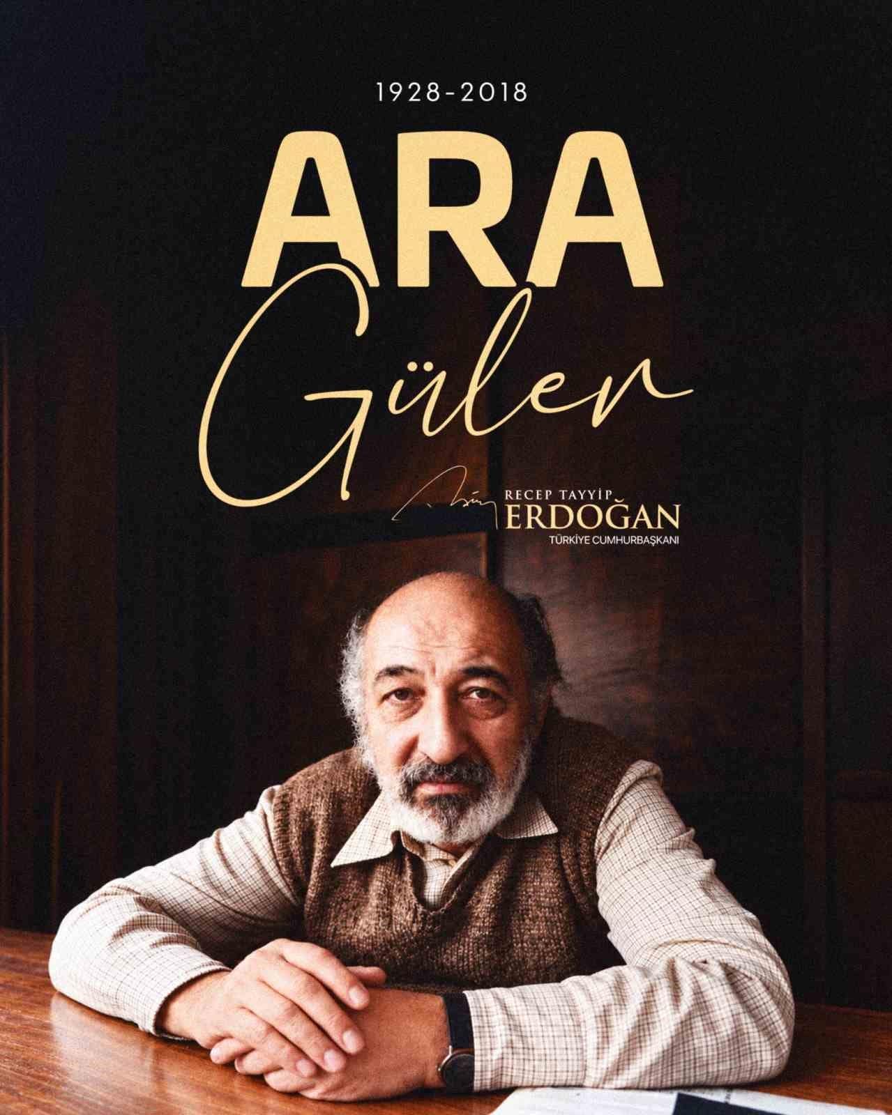 Cumhurbaşkanı Erdoğan, Ara Güler’i vefatının 8. yılında andı