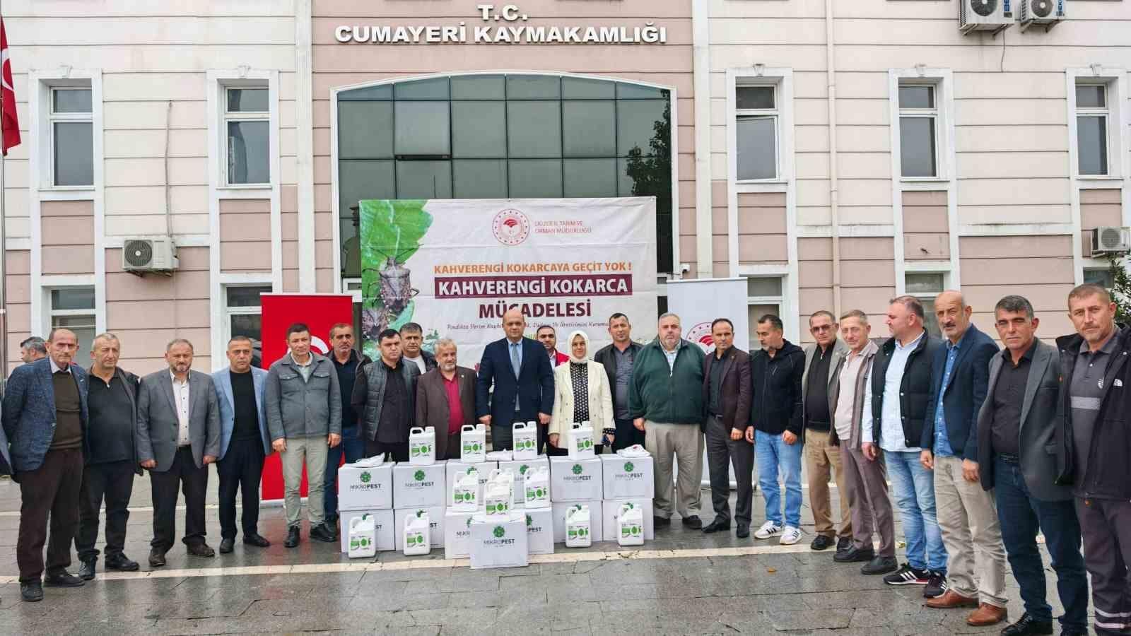 Düzce’de 14 bin samuray arısı doğaya salındı