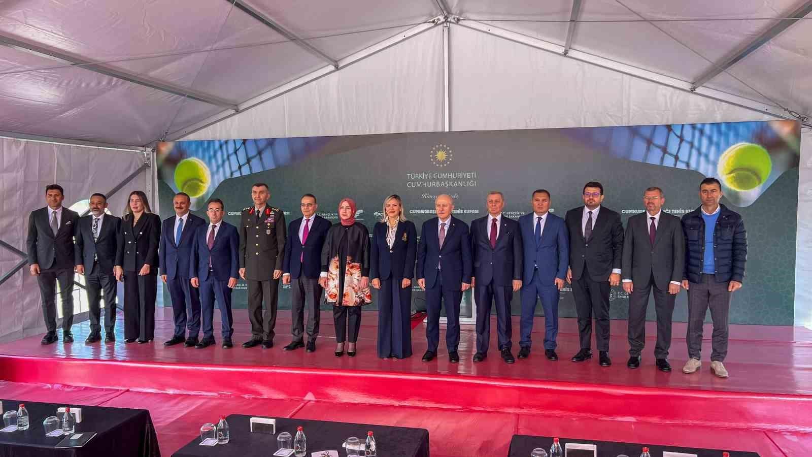Cumhurbaşkanlığı Tenis Kupası’nın açılış töreni gerçekleştirildi