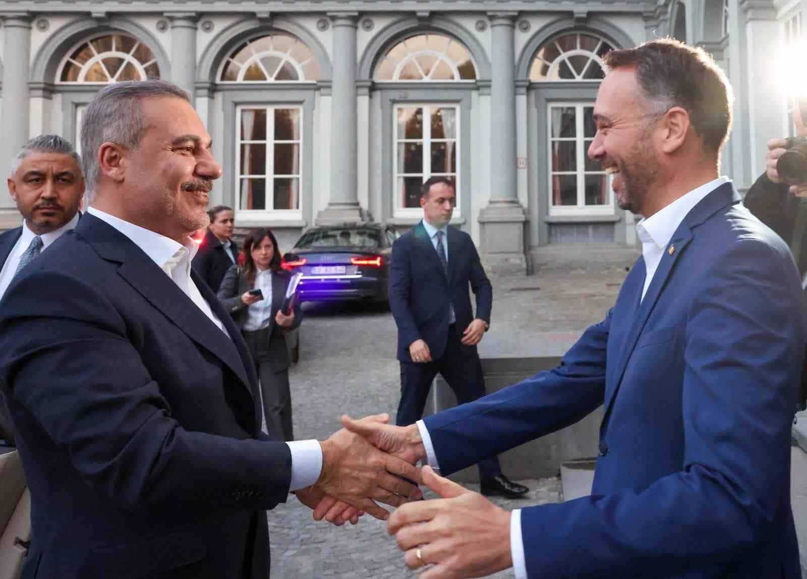 Dışişleri Bakanı Fidan Belçika’da