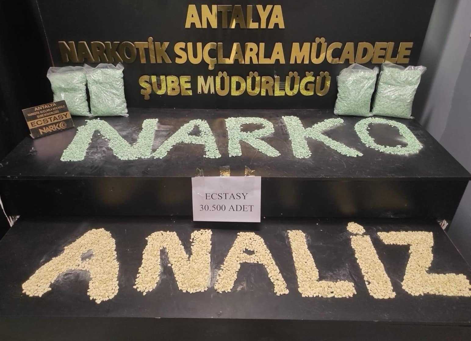 Antalya’da uyuşturucuyla mücadelede 1 haftada 30 operasyon düzenlendi