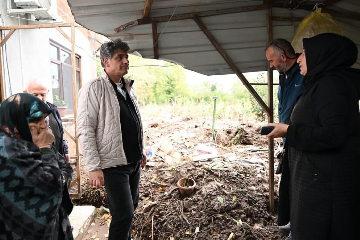 Kartepe’de afetten etkilenen ailelere ziyaret