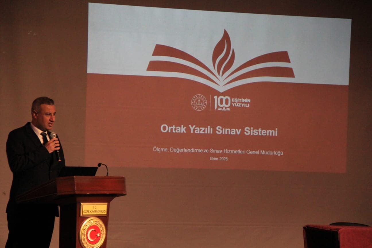 Cizre’de ‘Ortak Yazılı Sınav Sistemi’ tanıtım toplantısı yapıldı