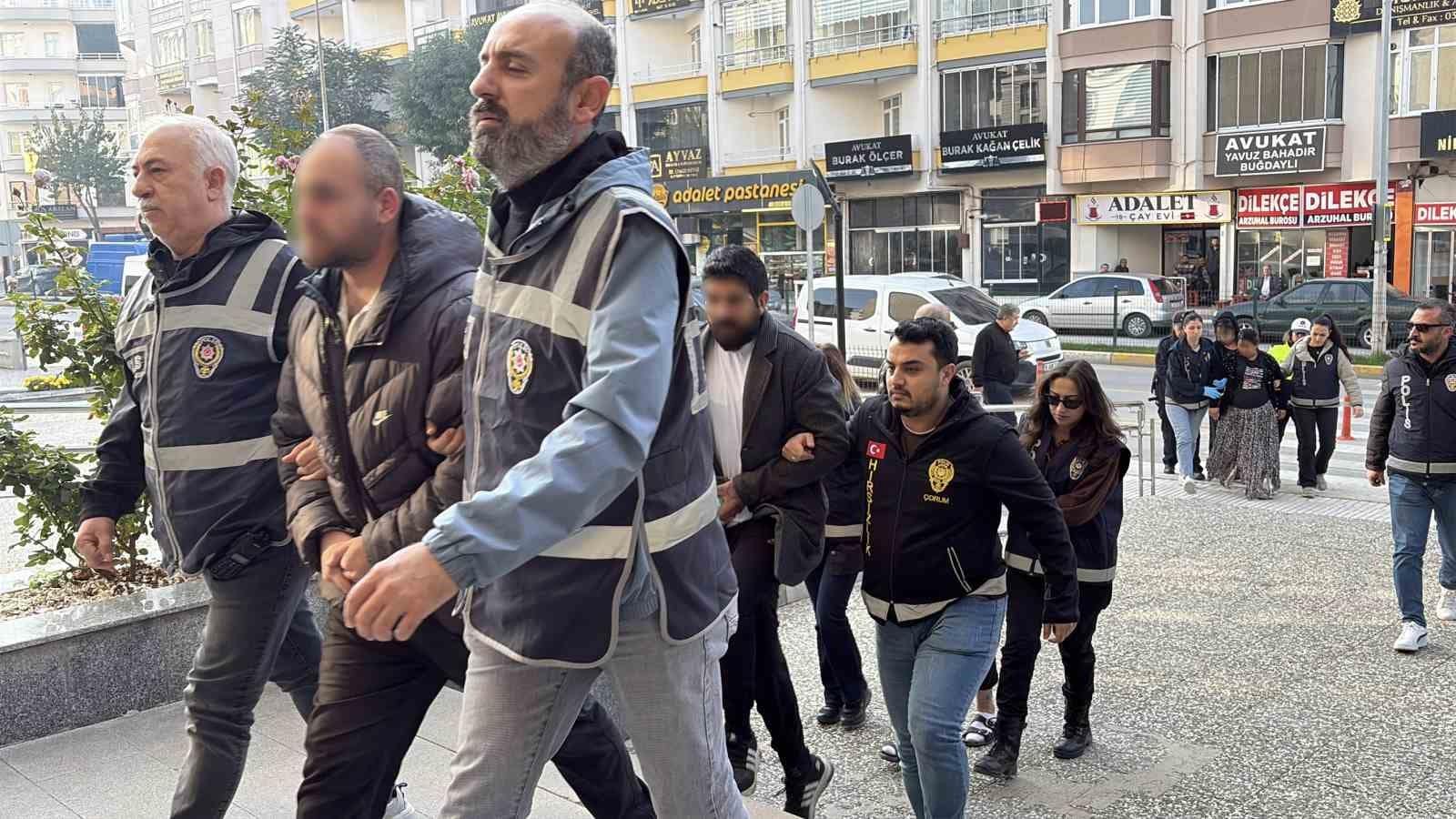 Çorum’da sanayi ve inşaat hırsızlarına operasyon: 12 gözaltı